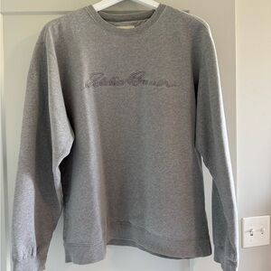 Eddie Bauer Gray Crewneck Sweater